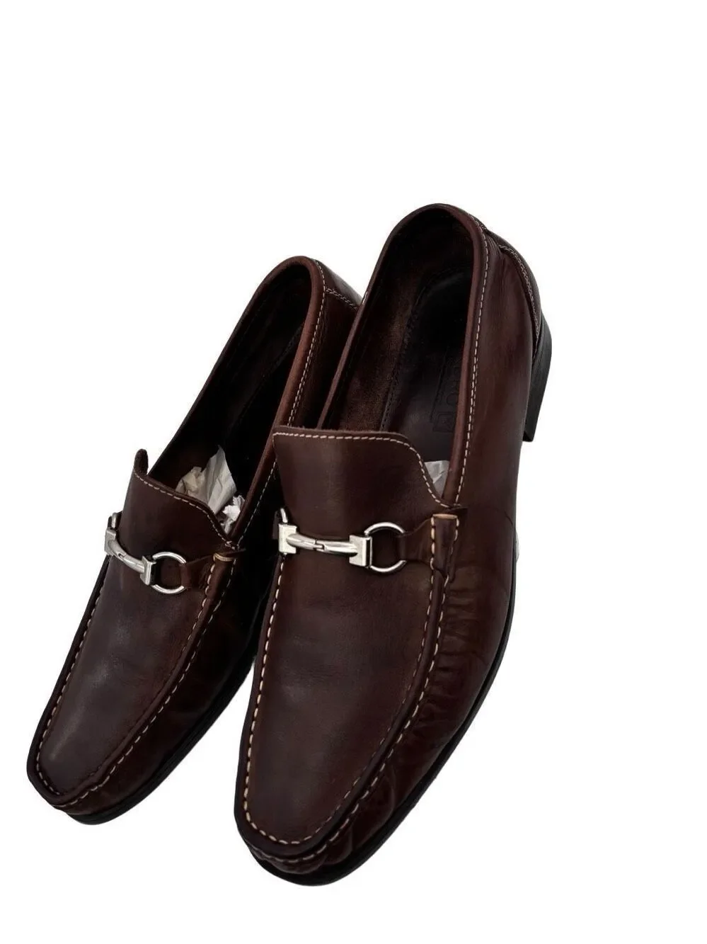 Sandro moccoloni leather loafers